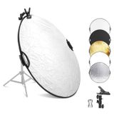 Refletor De Luz Neewer Rf-110ii 43/110 Cm Com Braçadeira E Alças De Mão