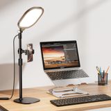 Desk Ring Light Litones Com Suporte E Suporte Para Telefone