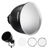 Refletor Neewer Fr26 De 26,5 Cm Com Grades Em Forma De Favo De Mel E Difusor