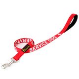 Service Dog Leash Plutus Pet Service, Acolchoada Com Neoprene Vermelha, 1,2 M
