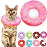 Coleira De Cone De Gato Em Forma De Rosquinha Macia Hpetppy Para Cicatrização De Feridas