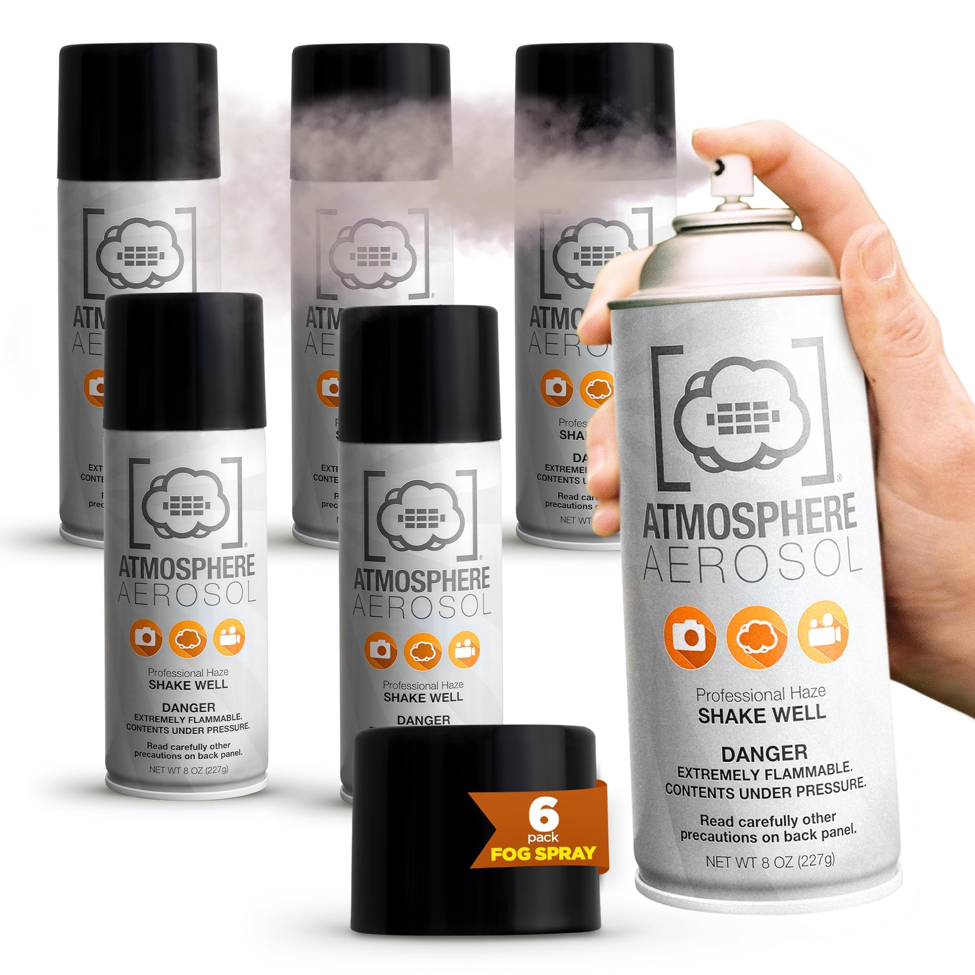 Spray De Neblina Atmosphere Aerosol Haze/fog Para Fotografia 8 Onças X6