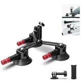 Copo De Sucção Tripla Neewer Para Câmera Car Mount Com Suporte Para Telefone