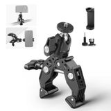 Super Clamp Neewer St87 Com Cabeça Esférica, Sapato Frio E Suporte Para Telefone