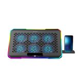 Base Para Notebook C3tech Nbc-550bk Gamer Até 17,3", Cooler, Usb, Led Rgb