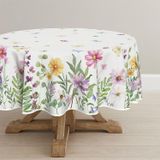 Toalha De Mesa Horaldaily Spring 178x178cm Redonda Poliéster