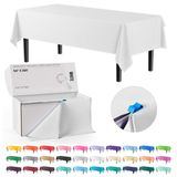 Tampa De Mesa De Plástico Roll Exquisite White 54cm X 91m