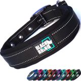 Coleira De Cachorro Black Rhino Para Cães Grandes, Neoprene Reflexivo