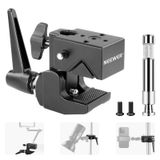 Super Clamp Neewer Ua017 Com Carga Máxima De 15 Kg Para Fotografia