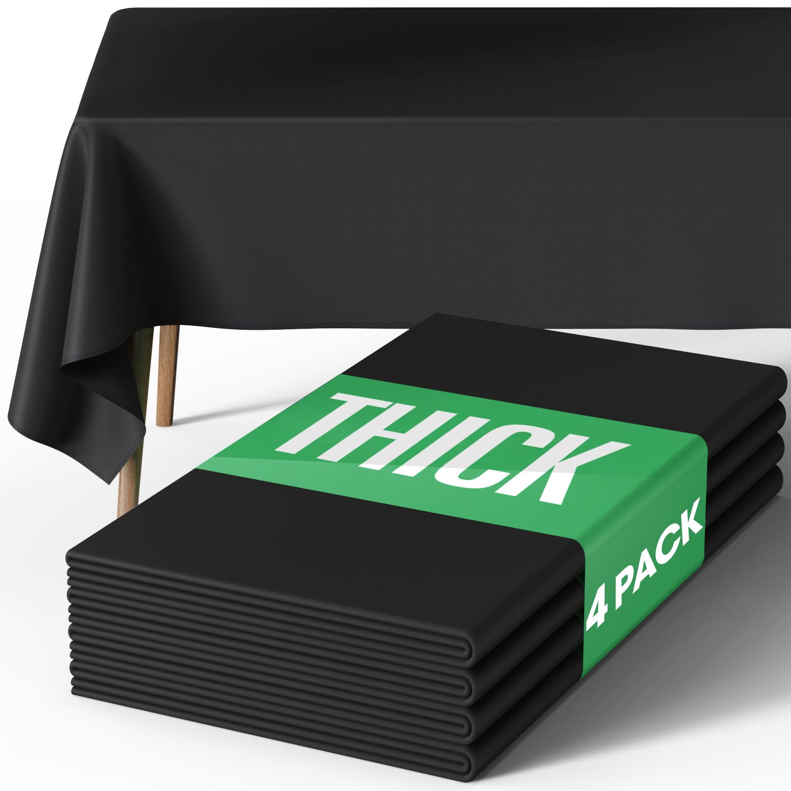 Toalha De Mesa De Poliéster Pureegg Para Mesa Retangular 150x210cm