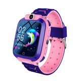 Relógio Q12 Inteligente Infantil Sos Smartwatch Prova D&#39;agua - Lilás