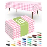 Toalha De Mesa De Plástico Descartável Pureegg 10 Pack 137x274cm