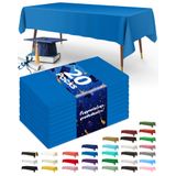Toalha De Mesa De Plástico Descartável Pureegg 20 Pacotes Azul 137x274cm