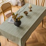 Toalha De Mesa Zobesta Sage Green Linho Algodão Para Mesa Retangular