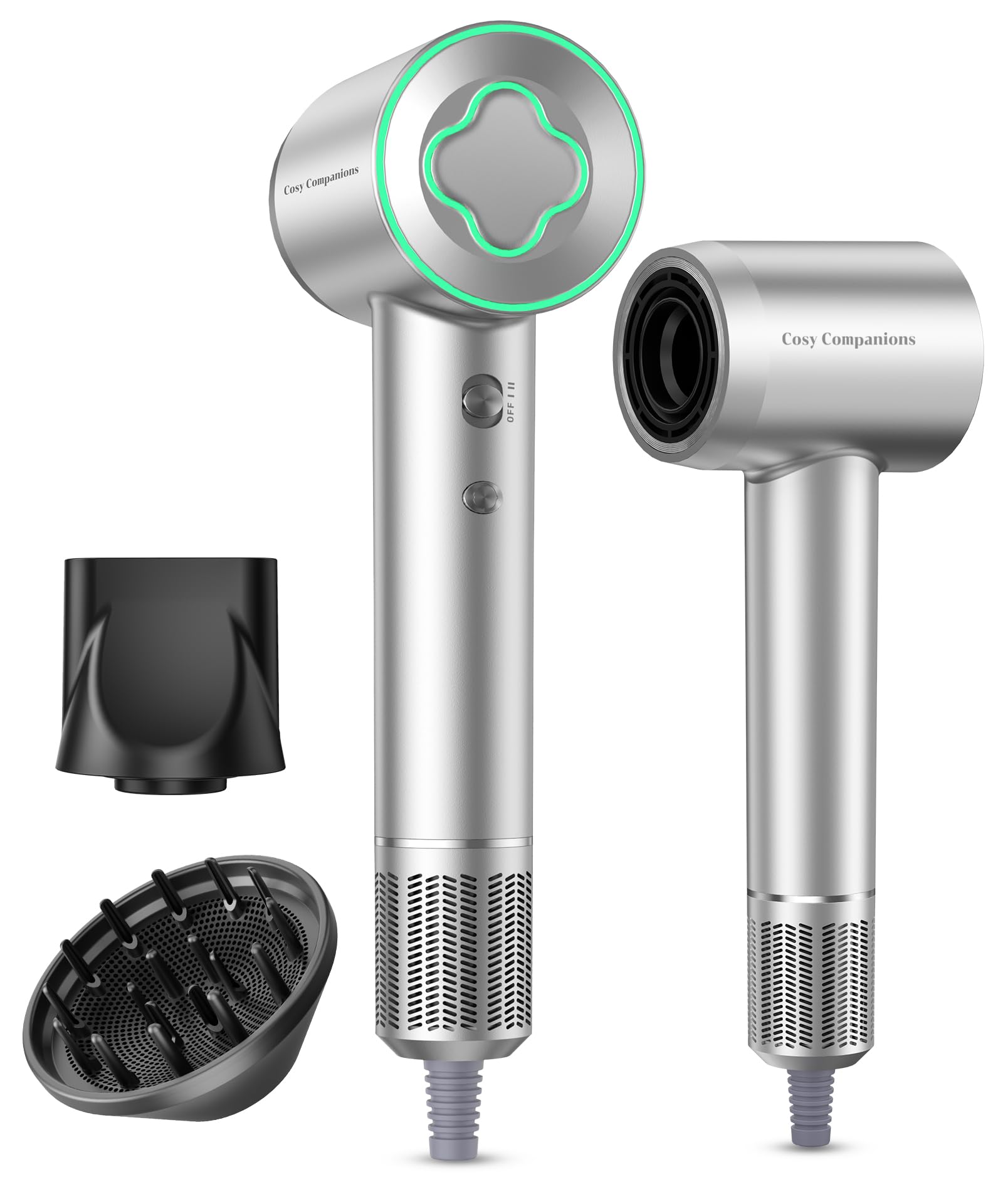 Secador De Cabelo Cosy Companions Motor Sem Escova De Alta Velocidade De 150000 Rpm