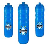 Kit 3un Squeeze Top Térmica 550ml Garrafa Azul Água Esporte