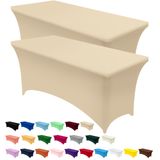 Toalha De Mesa Utopia Kitchen Spandex, Pacote Com 2 Unidades De Champanhe De 4 Pés