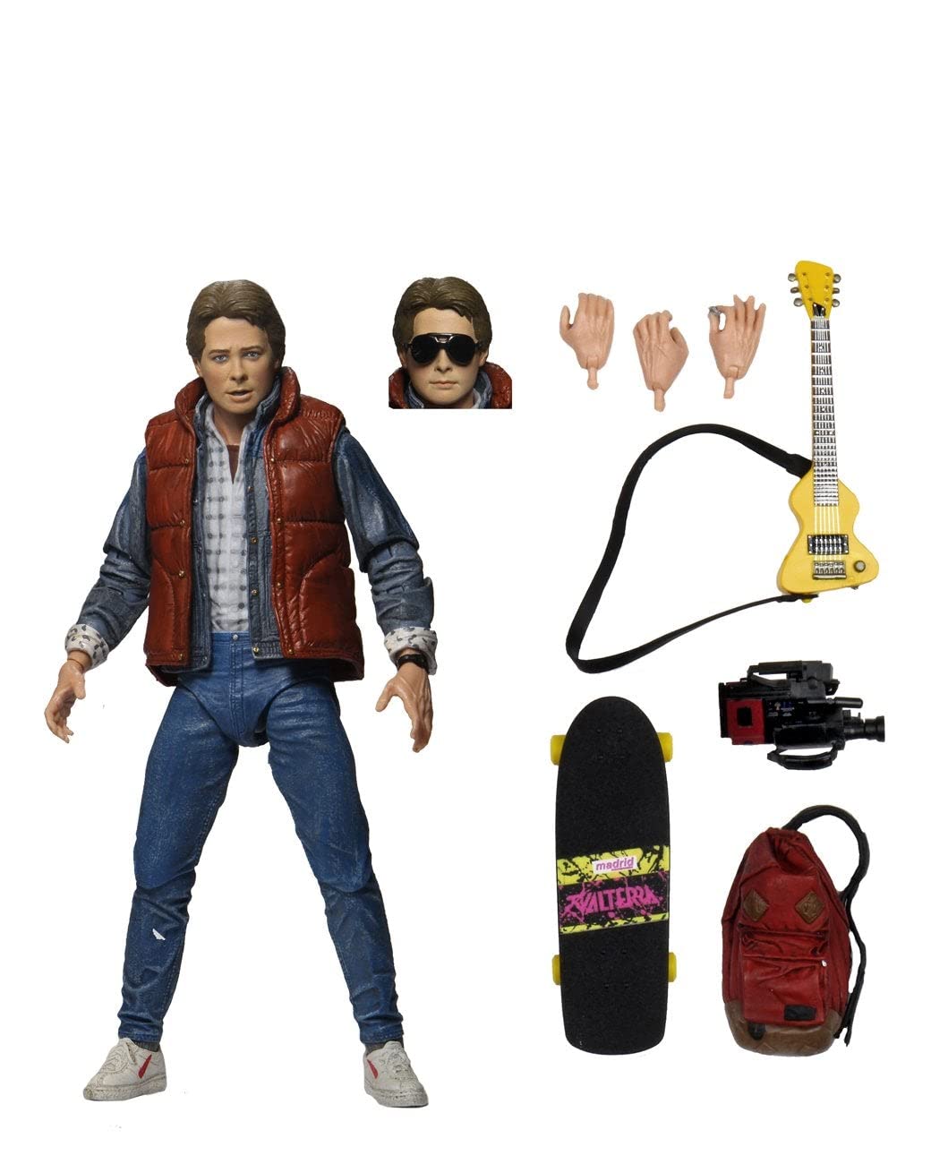 Boneco De Ação Neca De Volta Para O Futuro Marty Mcfly De 7 Polegadas
