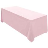 Toalha De Mesa Surmente Rosa Poliéster 228x335cm Para Casamento
