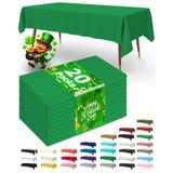 Toalha De Mesa De Plástico Descartável Pureegg, 20 Pacotes, Verde
