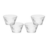 Conjunto 4 Bowls Lines Butterfly 10,5cm X 7cm X 6cm Vidro