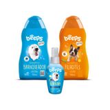 Kit Beeps Branqueador + Shampoo Filhotes+ Colonia Blueberry
