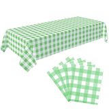 Toalha De Mesa C Crystal Lemon Capa De Piquenique De Plástico Quadriculado X4