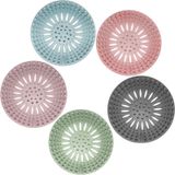 Filtros De Drenagem, Pacote Com 5 Capas De Drenagem De Chuveiro Hair Catcher