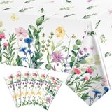 Toalha De Mesa Breling Spring Summer Floral Aquarela 137x274cm