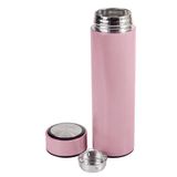 Garrafa Térmica Inox 500ml Quente Frio Tampa Rosa N18