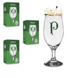 Kit 3un Taça Tulipa Windsor Vidro 330ml Cerveja Vinho Chopp