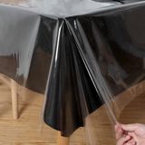 Toalha De Mesa Obstal De Plástico Transparente 137 X 274 Cm Impermeável