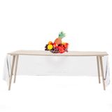 Toalha De Mesa Hsgus Premium Clear Plastic, Pacote Com 14, 137x274cm