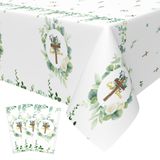 Toalha De Mesa Lianxuia God Bless Baptism 137x274cm Plástico X3