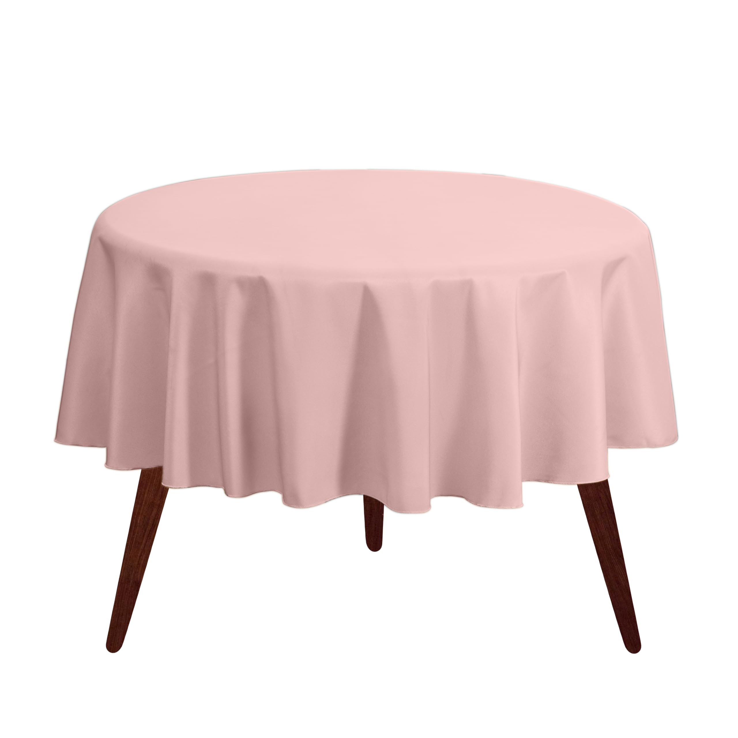Toalha De Mesa Gee Di Moda Redonda De 70 Polegadas Rosa Para Mesa De 60-120 Cm