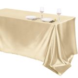 Toalha De Mesa Turstin Champagne Satin 259 X 147 Cm Para Eventos
