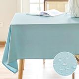 Toalha De Mesa Ausspvoct Texturizada De Linho Retangular 132x178cm