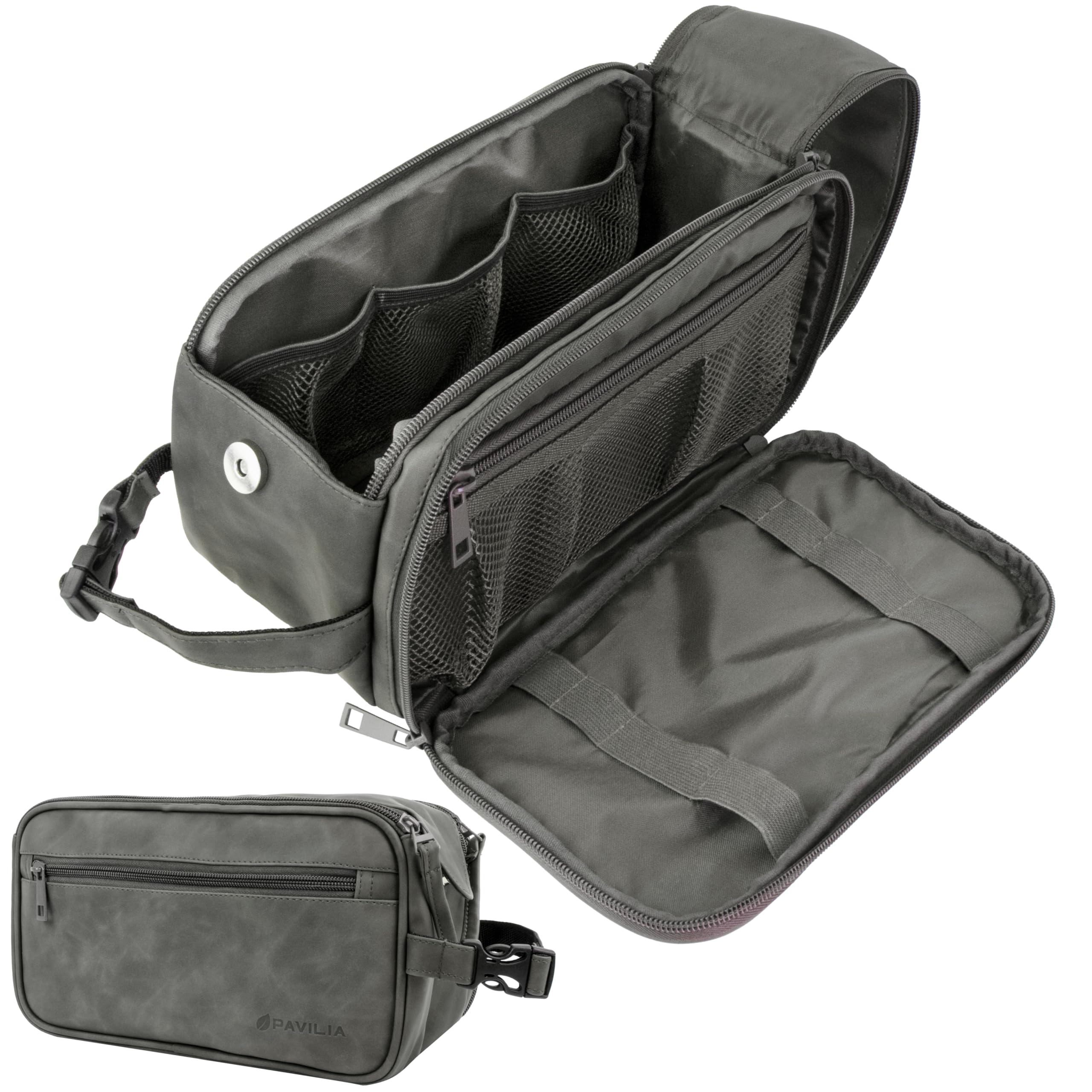 Bolsa De Higiene Pessoal Pavilia Travel Essentials Shaving Dopp Kit Masculina