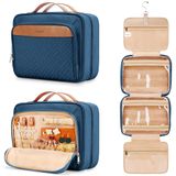 Bolsa De Higiene Pessoal De Viagem Coosky Com Organizador De Joias Azul Marinho