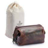 Bolsa De Higiene De Viagem Nomadcraftsco Premium Leather Waterproof