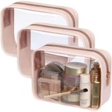 Bolsa De Higiene Packism Clear Waterproof Quart Tamanho 3 Unidades