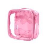 Bolsa De Higiene De Viagem Ezpacking Clear Aprovada Pela Tsa 3-1-1 (rosa)