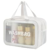 Bolsa De Higiene De Viagem Dapower Matte Translucent White-xl