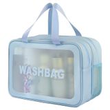 Bolsa De Higiene Pessoal De Viagem Dapower Para Mulheres Azul-xl Translúcida
