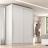 Guarda Roupa Solteiro 2 Portas De Correr Em Mdf Splendido Zanzini