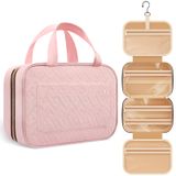 Bolsa De Higiene De Viagem Hotor Para Mulheres Com Gancho Suspenso Rosa