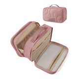 Bolsa De Higiene Bagsmart Para Mulheres, Tamanho De Viagem, Rosa, Resistente À Água