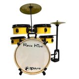 Bateria Musical Infantil Rmv Rock Kids - Amarelo