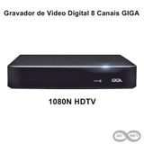 Gravador Digital De Vídeo Giga Com 08 Canais Hdtv