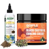 Creme De Ondulação Wozutunt Óleo De Rícino Preto Com Óleo Chebe 60ml + 200ml